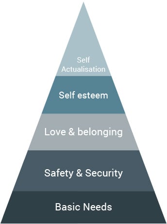 De behoeftepiramide van Abraham Maslow