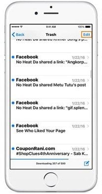 Spotler mail weergaven op iphone