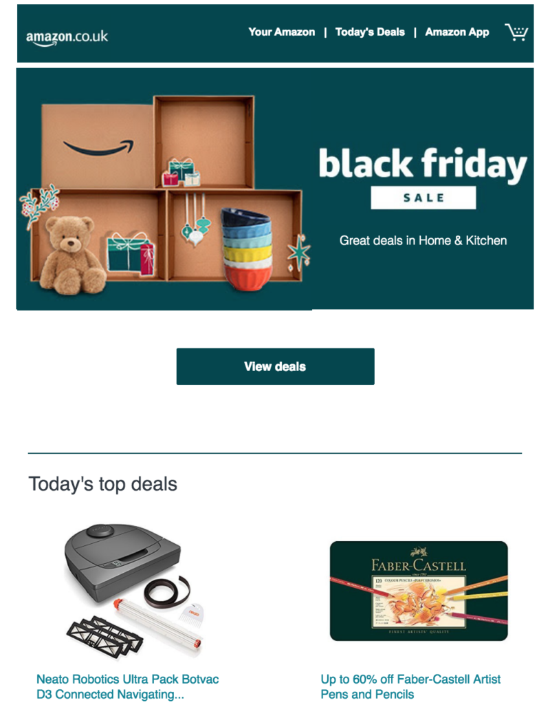 Amazon Black Friday example