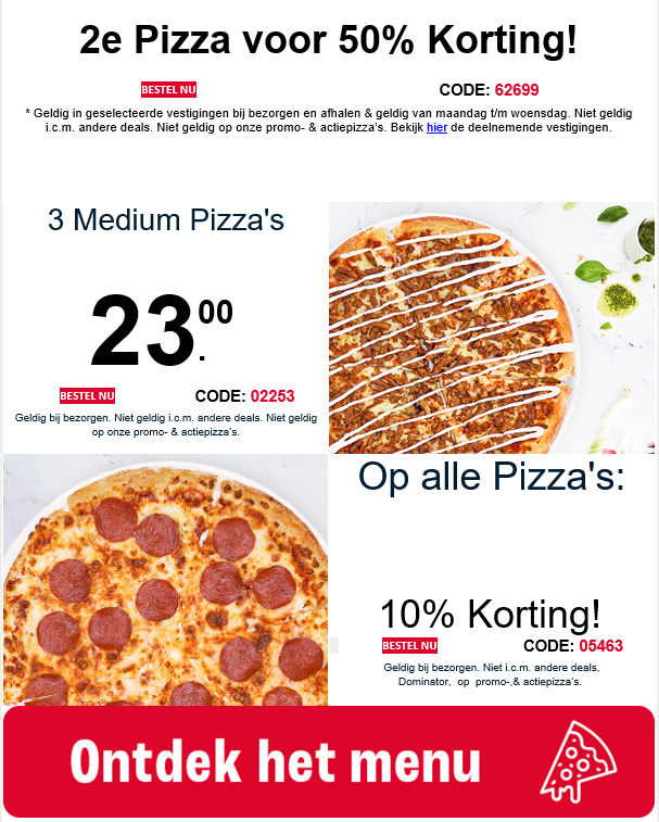 Domino's mailing met gif