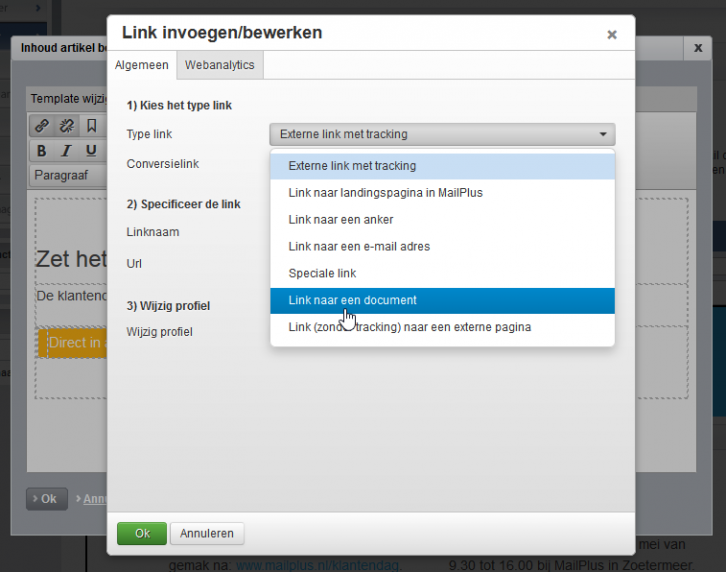 mailplus stap 3 voeg bestanden toe aan bericht
