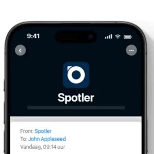 Apple Branded Mail logo showing in fake inbox