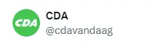 Handle op X van het CDA