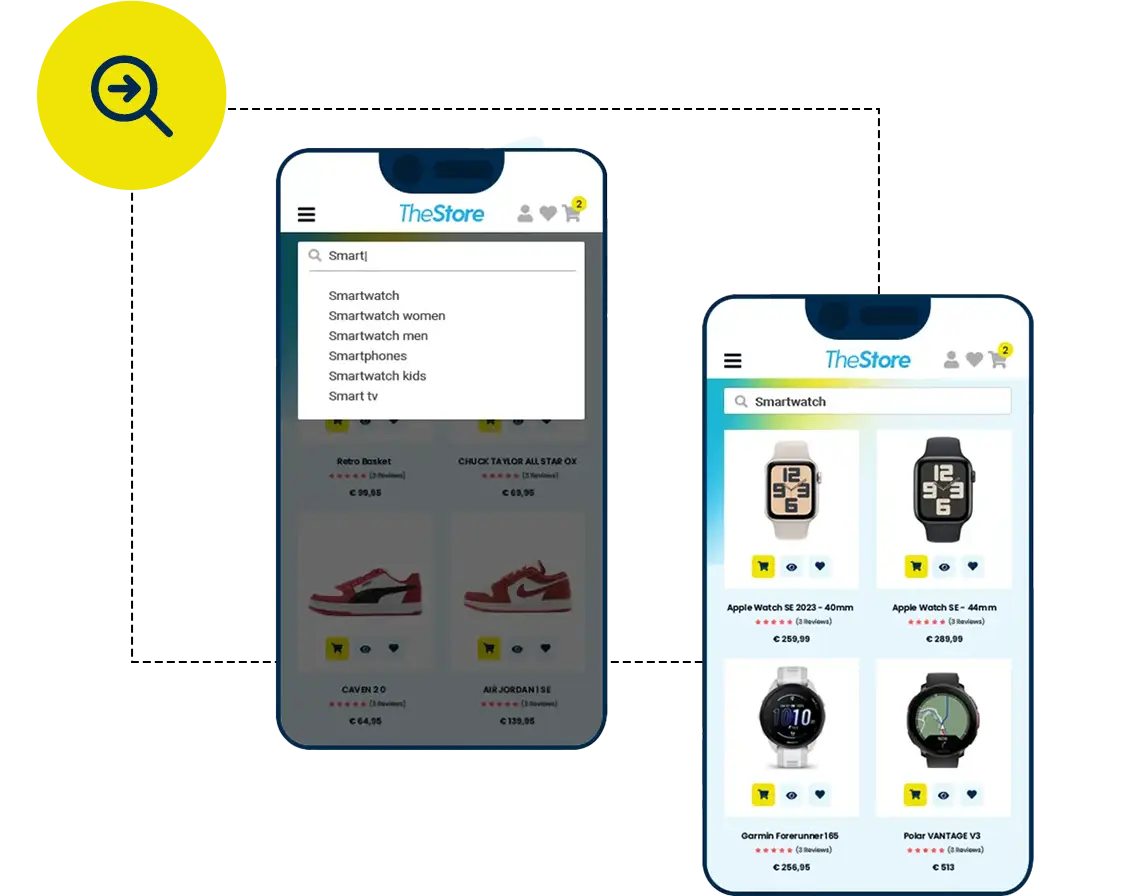 Turn searches into sales