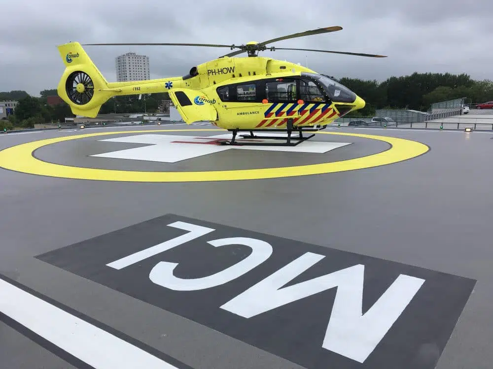 Helicopterlanding bij MCL