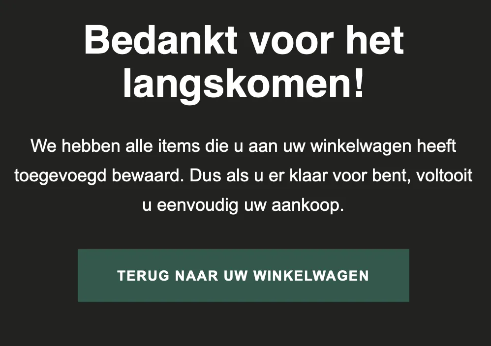 Bedankt voor het langskomen bij Behang.nl