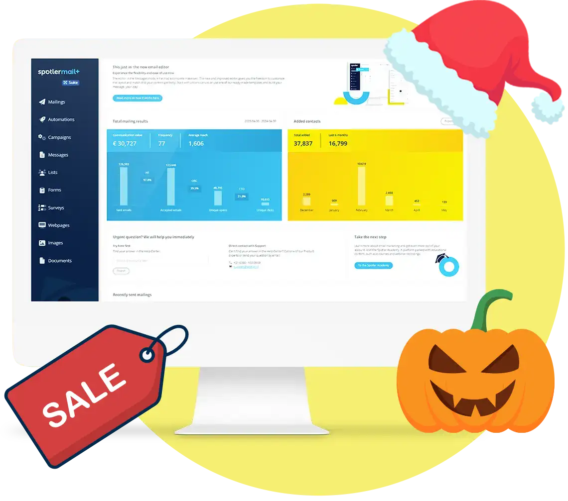 Seasonal Mail+ campaigns