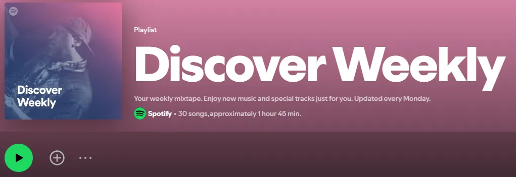 Spotify utilises AI to analyse user preferences and create personalised playlists