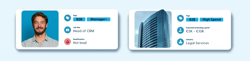 Met tags kun je je database ordenen en verfijnen