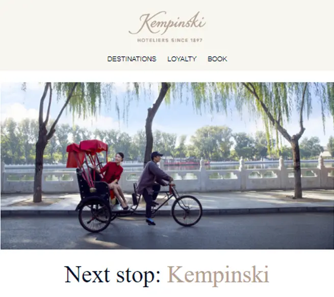 Cropped header of the fifth email